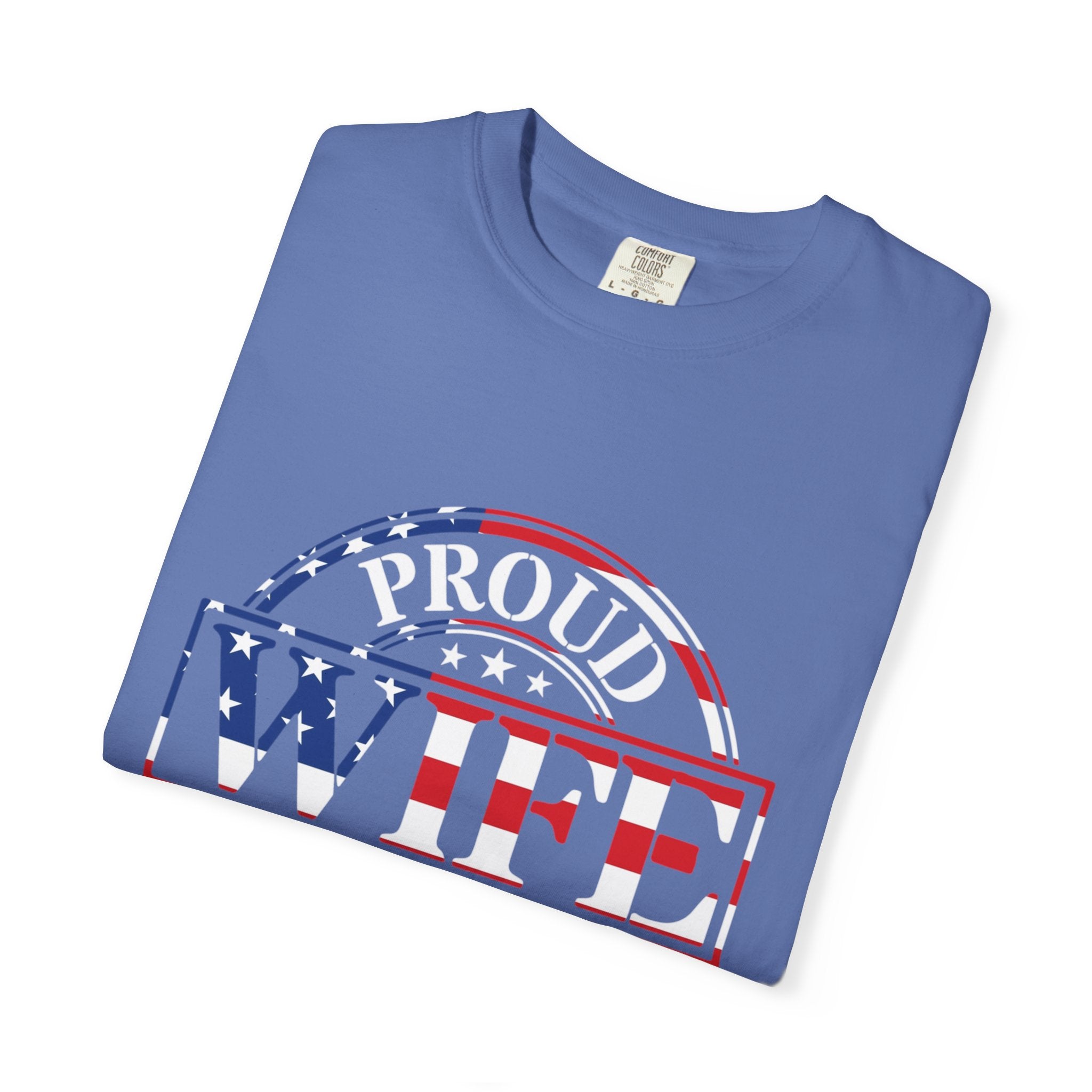 Proud Wife of a Veteran T-shirt, Veteran Gift, Military Spouse Tee, Patriotic Apparel, Unisex Casual Wear, Gift for Her