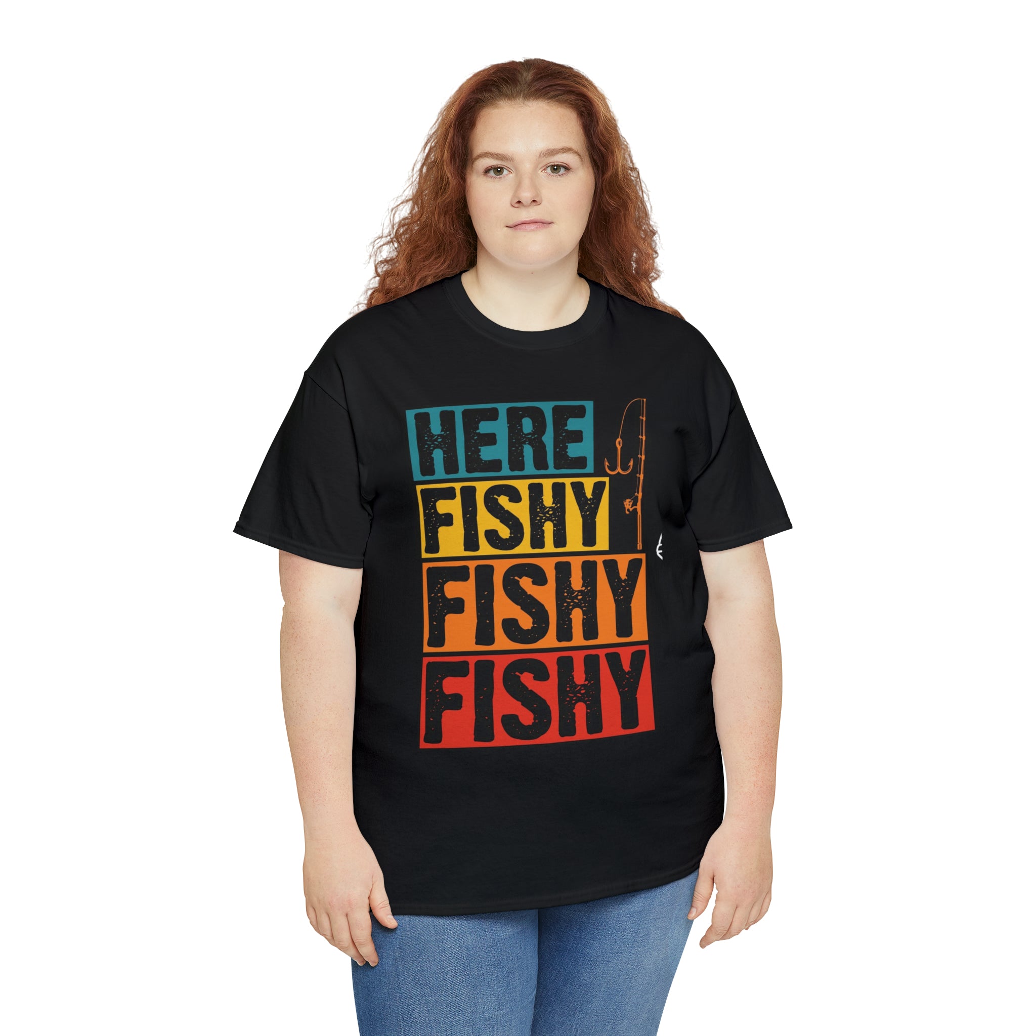 Here fishy fishy— Heavy Cotton Tee