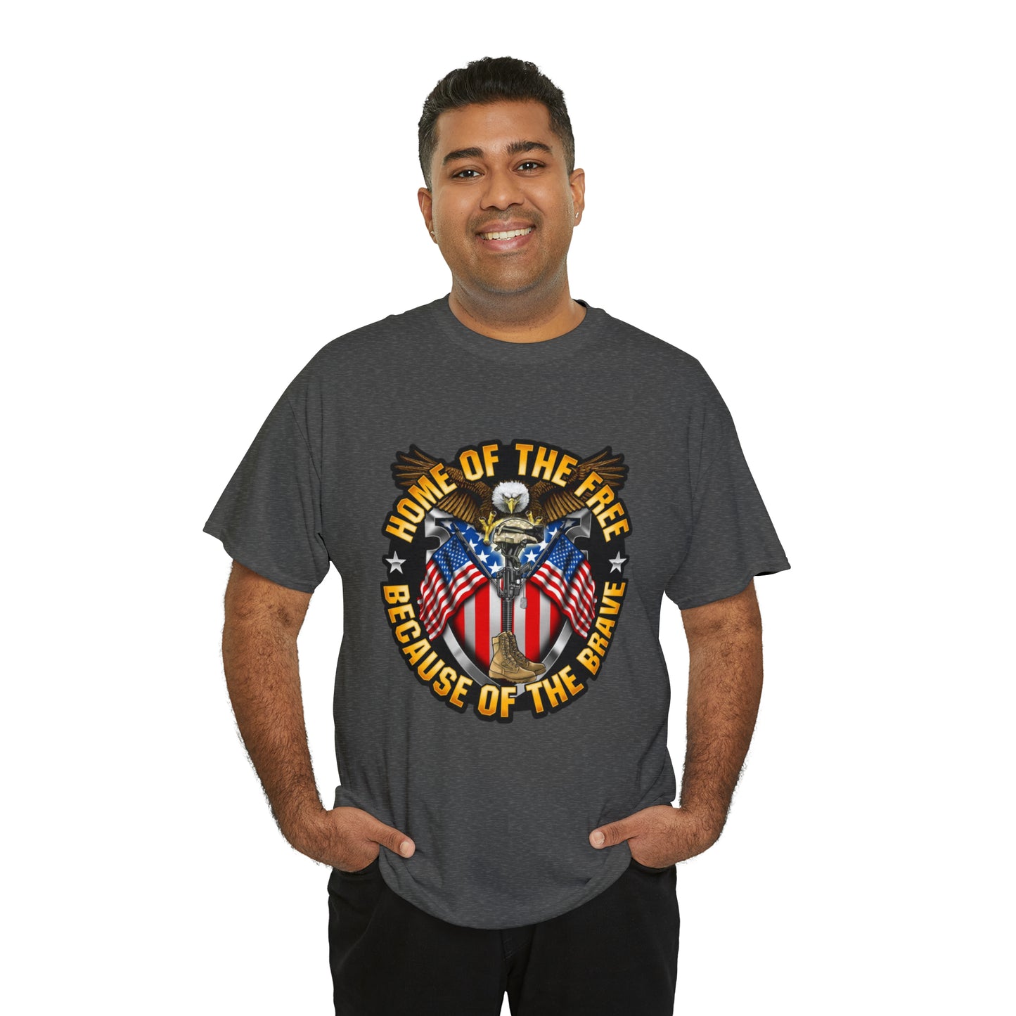 Home of the brave - Unisex Heavy Cotton Tee