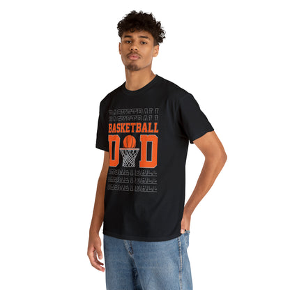 Basketball dad- Heavy Cotton Tee