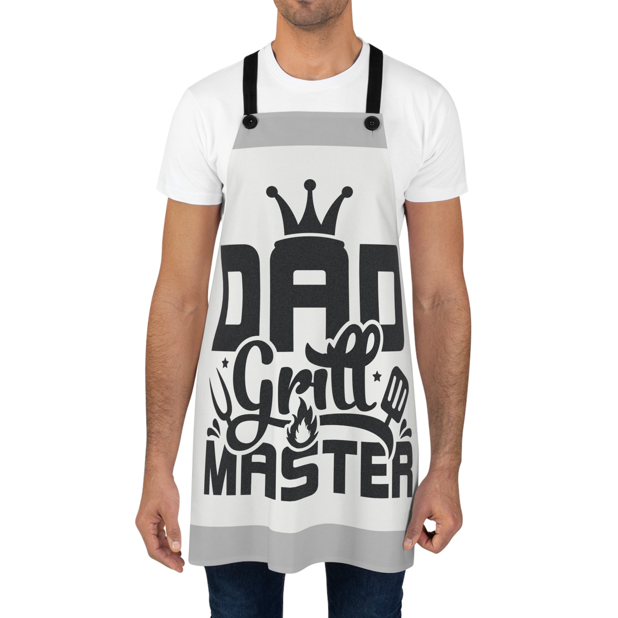 Grill Master Apron - Perfect Gift for Dads, BBQ Lover Apron, Father's Day Gift, Cooking Gift, Chef Apron