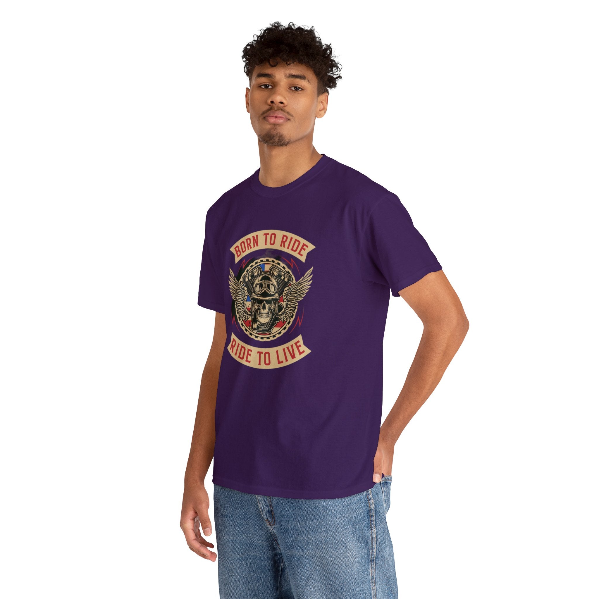 Born to ride—Heavy Cotton Tee