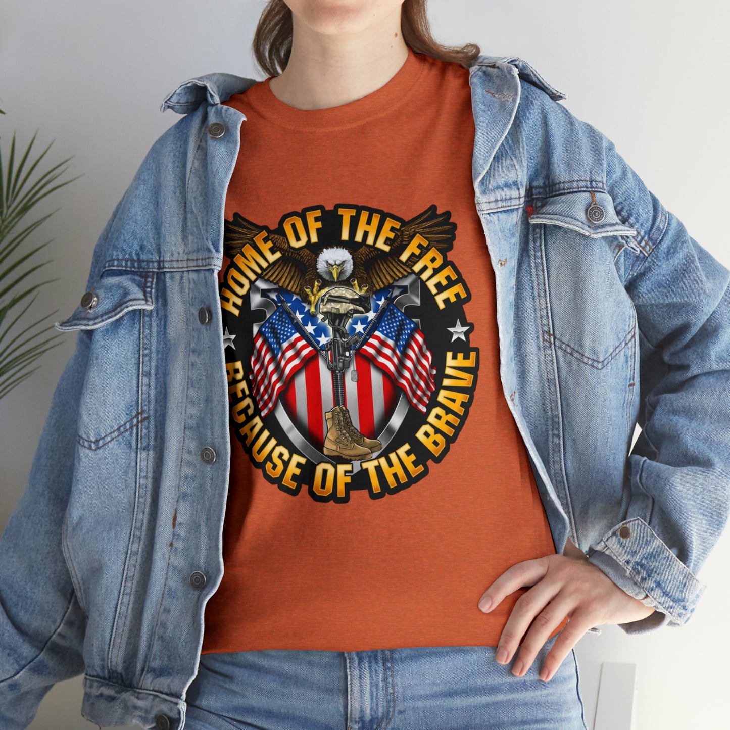 Home of the brave - Unisex Heavy Cotton Tee