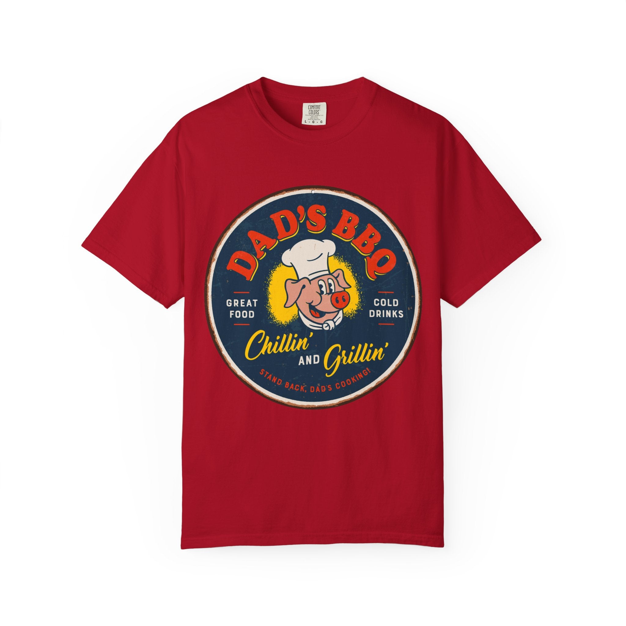 Dad's BBQ T-Shirt - Chill & Grill Design