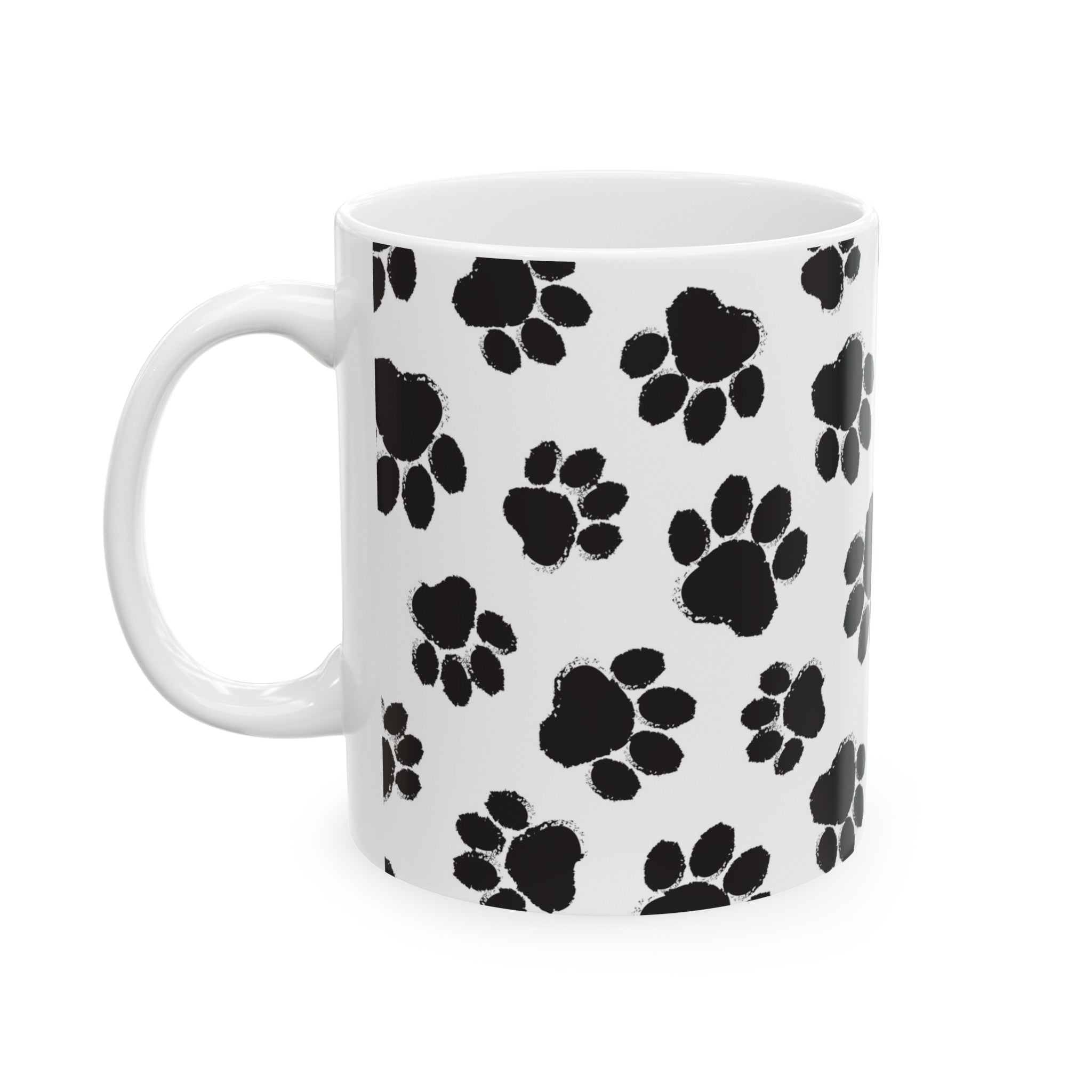 Dog paws coffee Ceramic Mug, (11oz,)