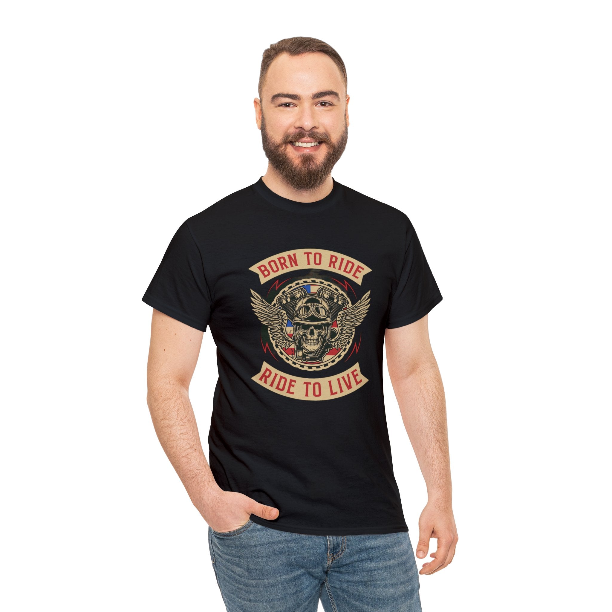 Born to ride—Heavy Cotton Tee
