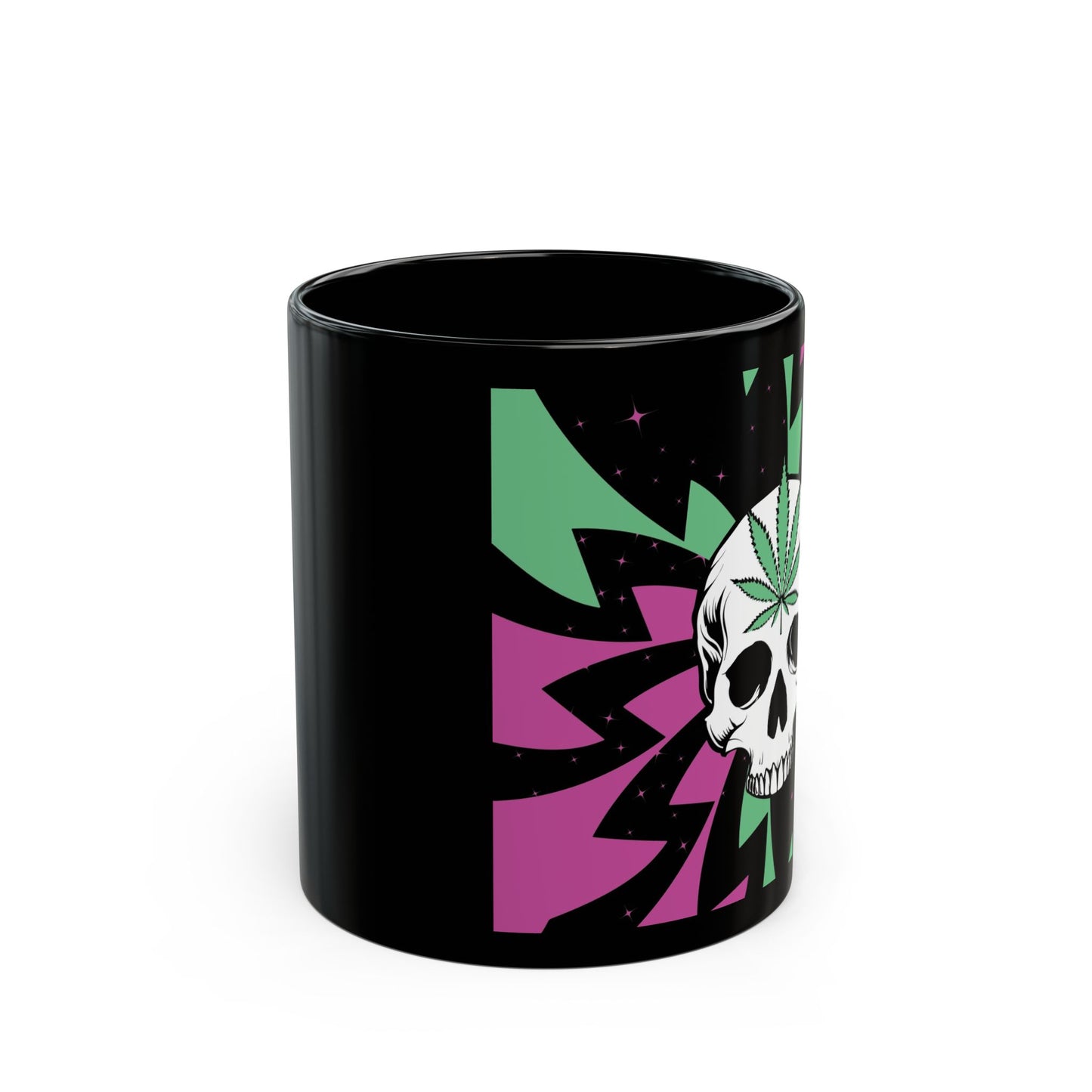 Weed-Black Mug (11oz, )