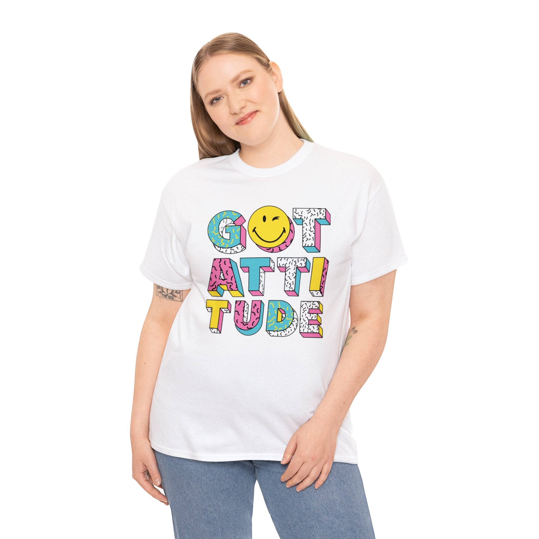 Got attitude— Heavy Cotton Tee shirt