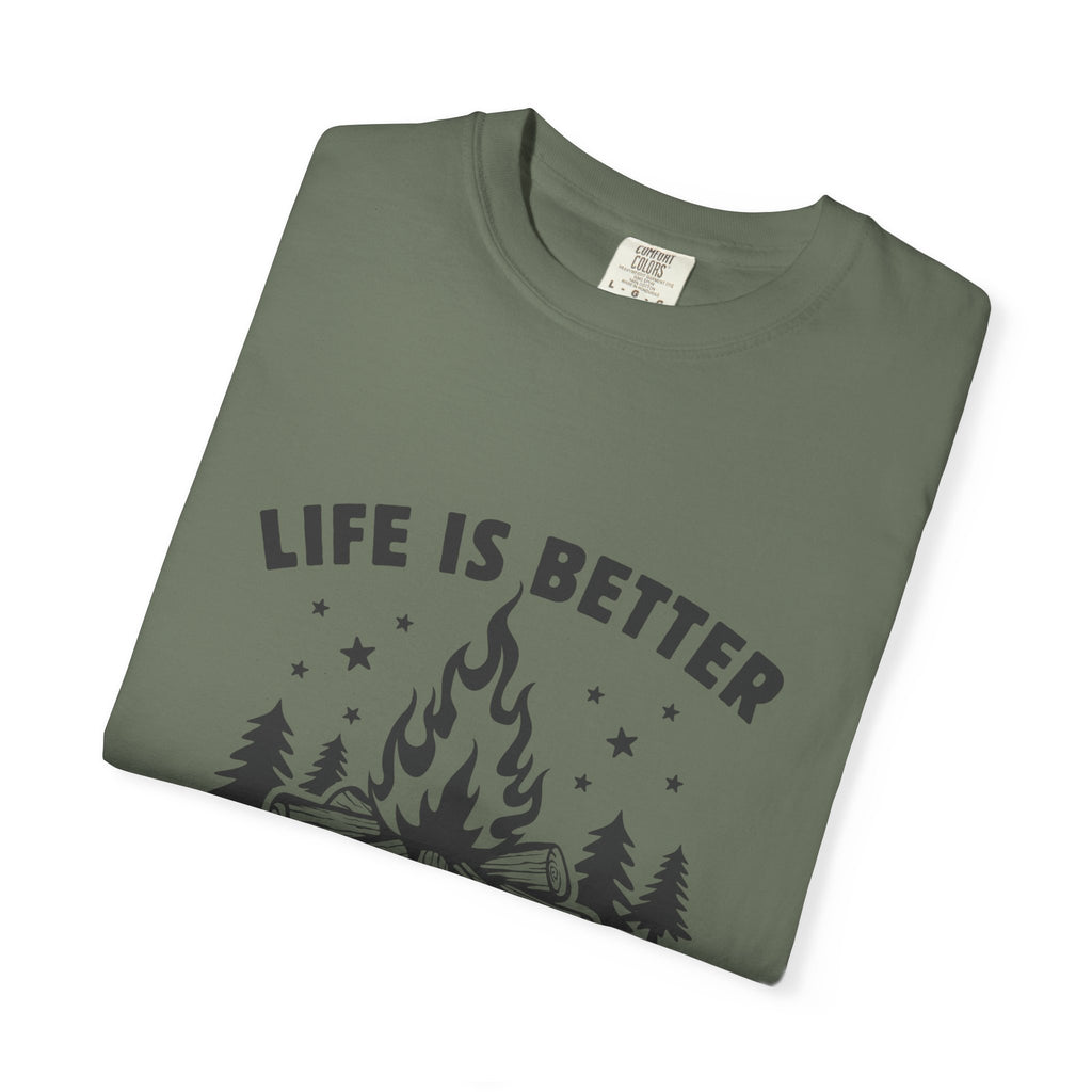 Campfire Vibes Unisex T-Shirt | Outdoor Adventure Tee | Camping Gift | Life is Better Around the Campfire | Casual Summer Shirt, [...]