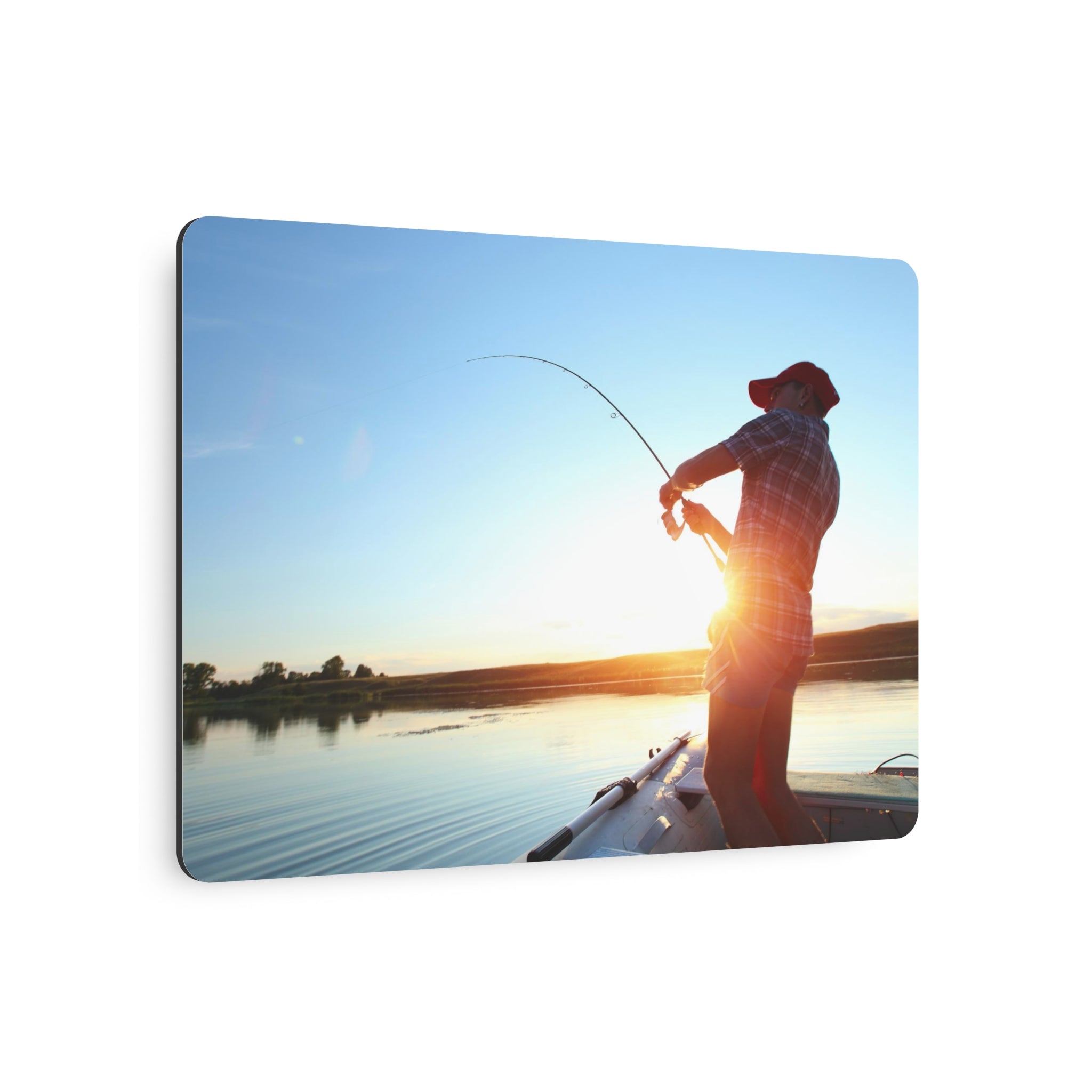 Fishing— Metal Art Sign
