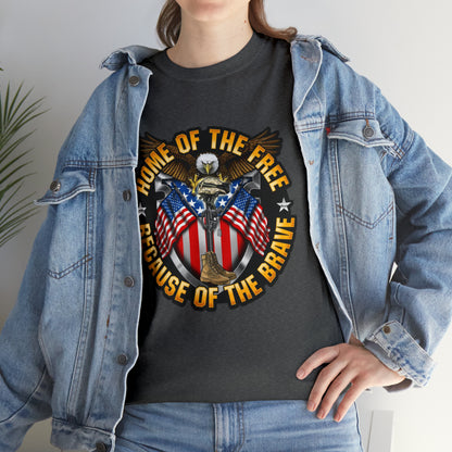 Home of the brave - Unisex Heavy Cotton Tee