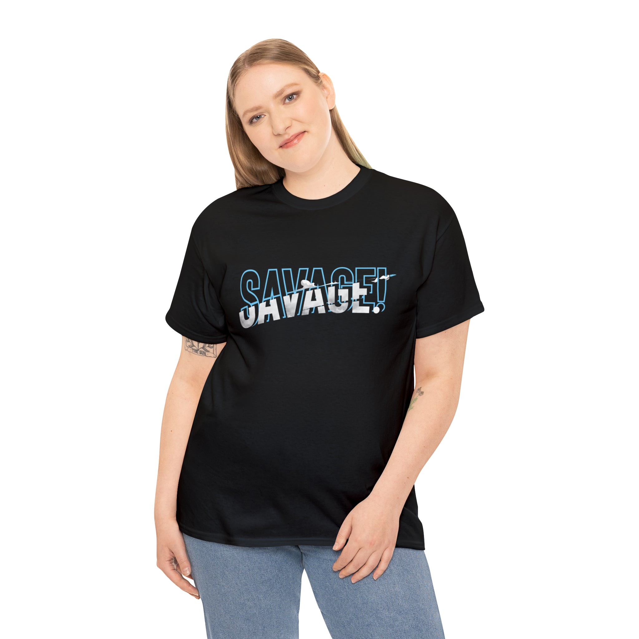 Savage- Heavy Cotton Tee