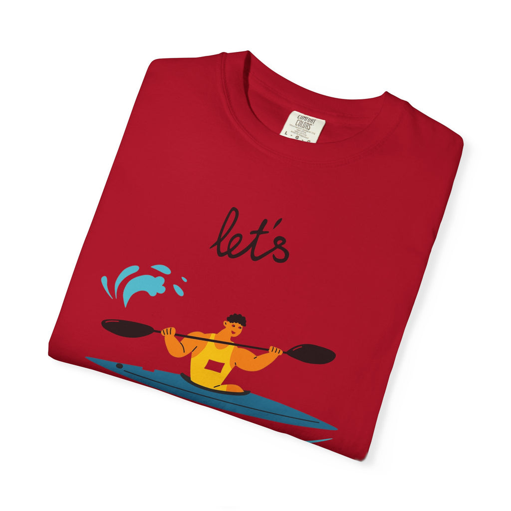 Kayaking T-Shirt - "Let's Paddle" unisex