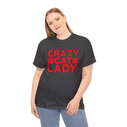 Crazy cat lady— Heavy Cotton Tee