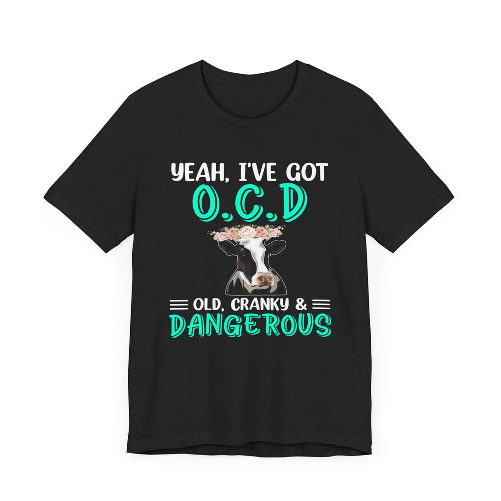 O.C.D- funny- Jersey Short Sleeve Tee shirt