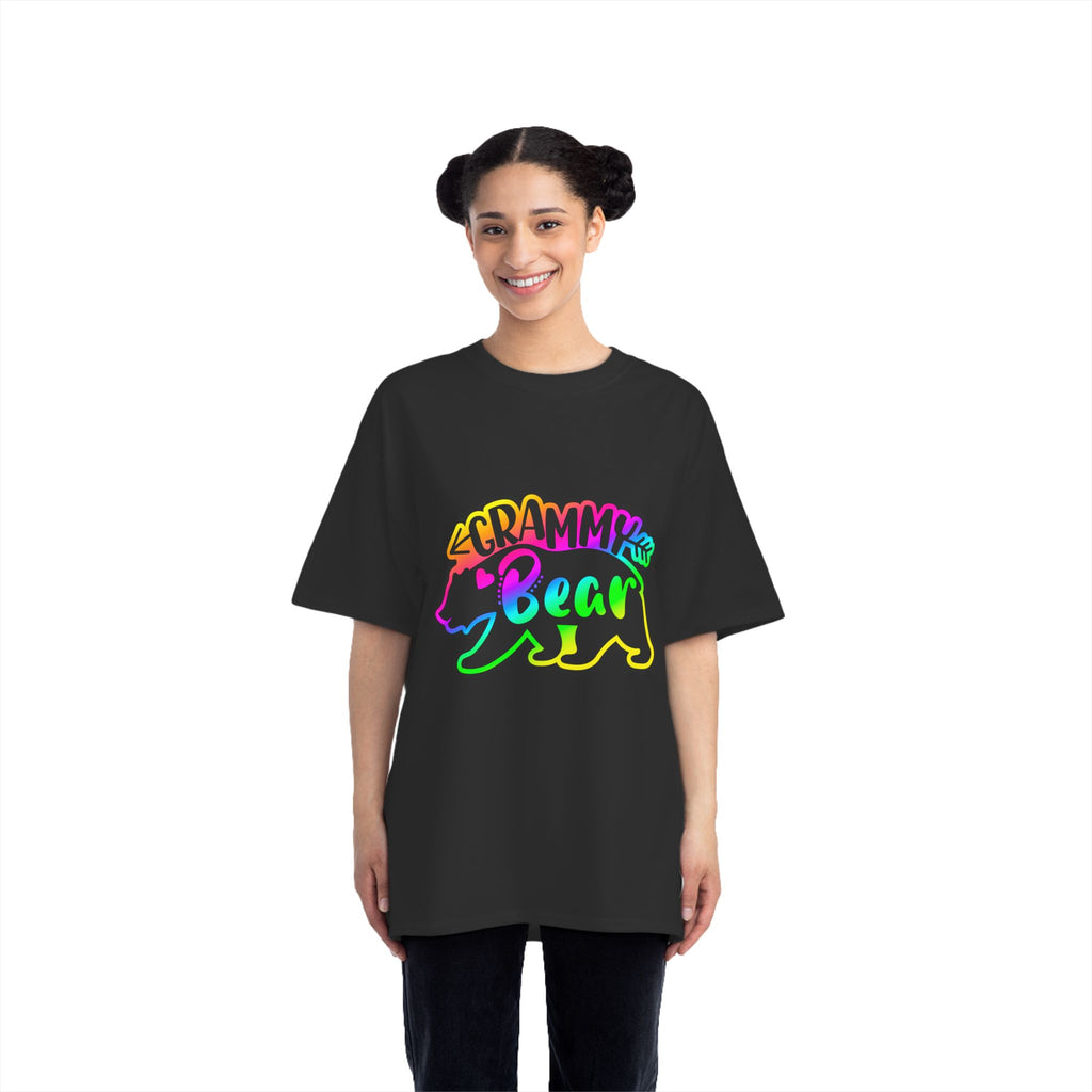Grammy Bear Short-Sleeve T-Shirt - Colorful Graphic Tee for Animal Lovers