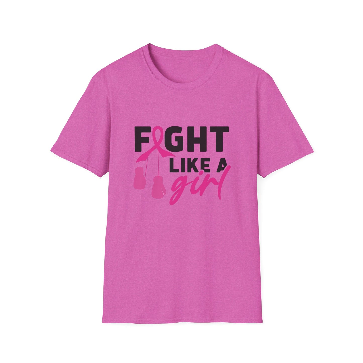 Fight like a girl- Softstyle T-Shirt