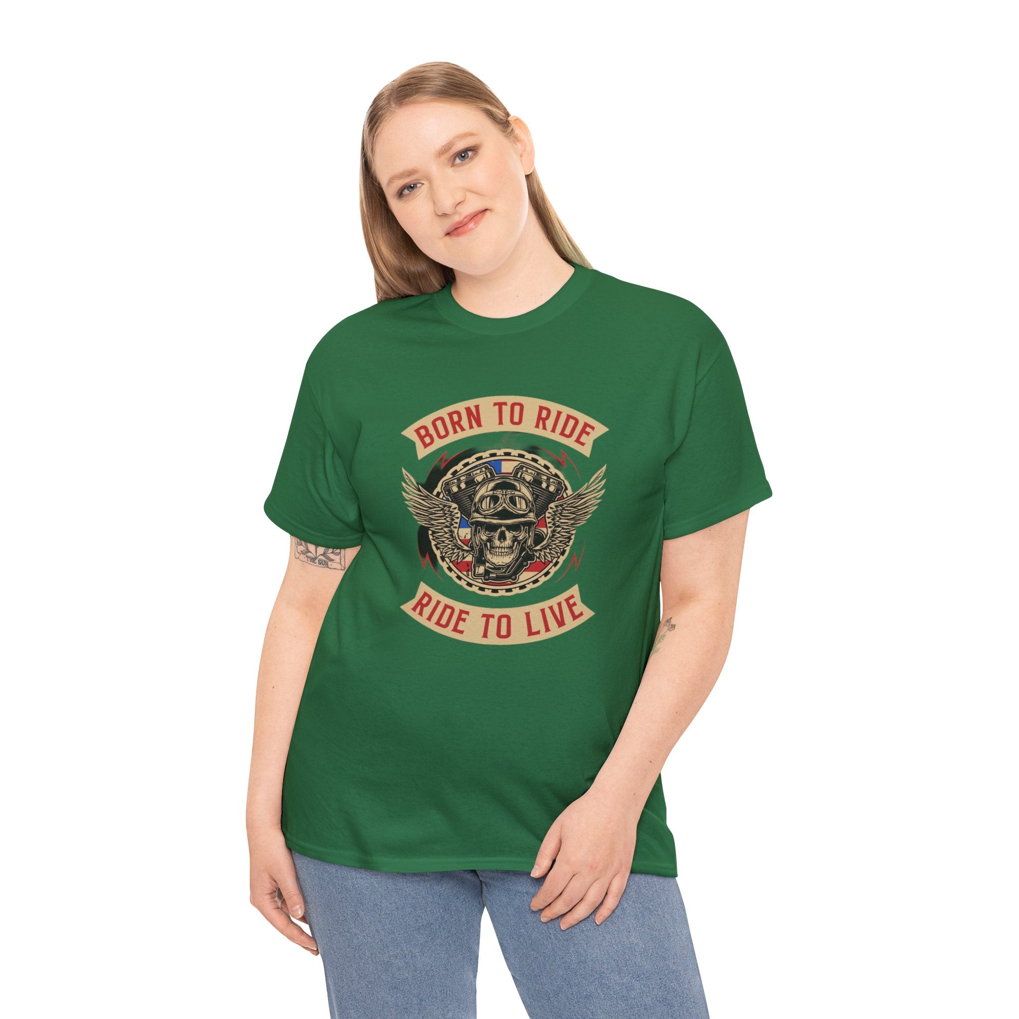 Born to ride—Heavy Cotton Tee