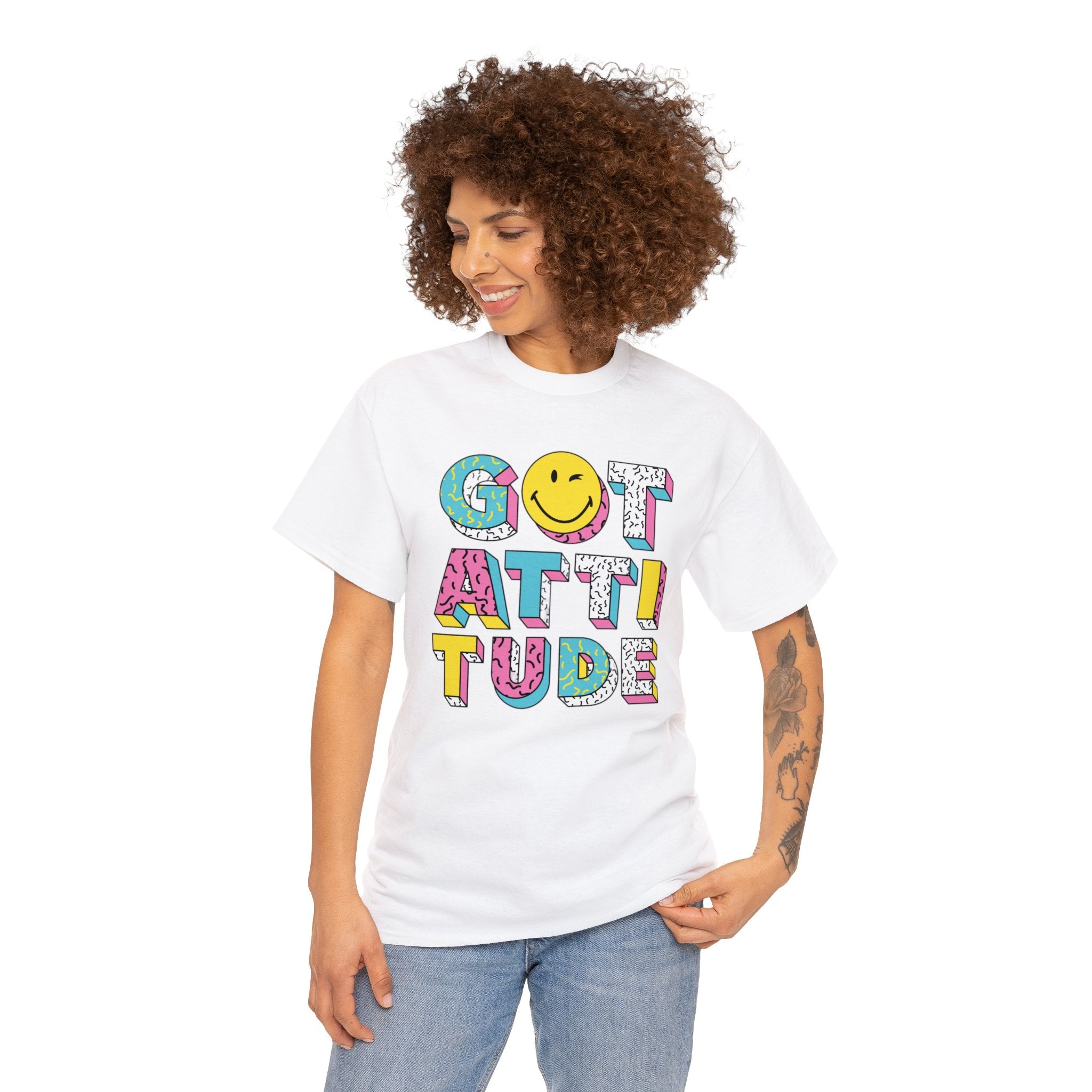 Got attitude— Heavy Cotton Tee shirt