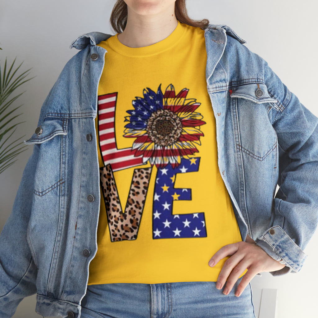 USA love-  Heavy Cotton Tee