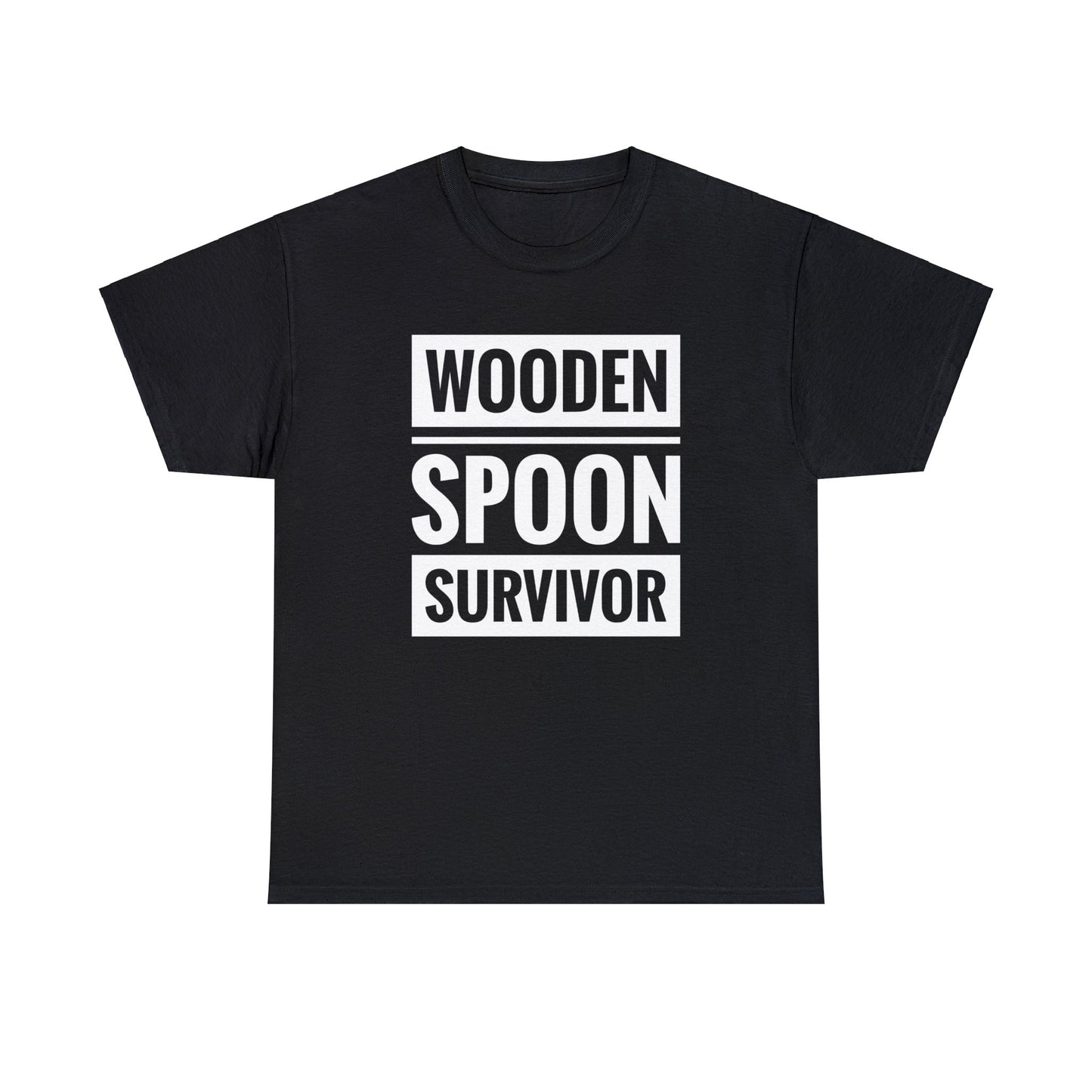 Wooden spoon survivor— Heavy Cotton Tee Shirt