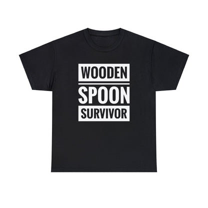 Wooden spoon survivor— Heavy Cotton Tee Shirt