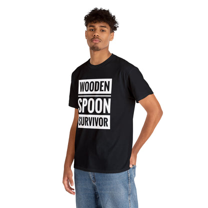 Wooden spoon survivor— Heavy Cotton Tee Shirt