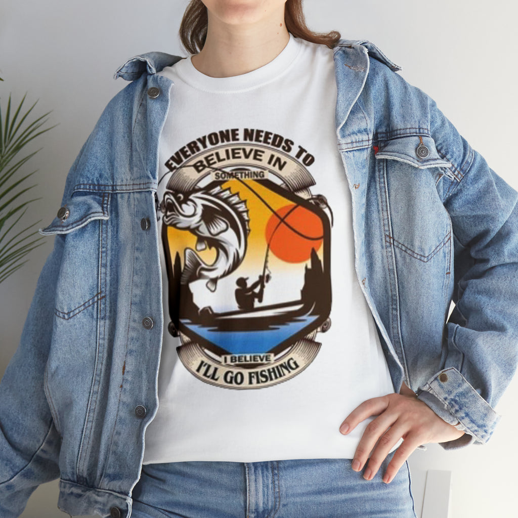 Fishing-Heavy Cotton Tee