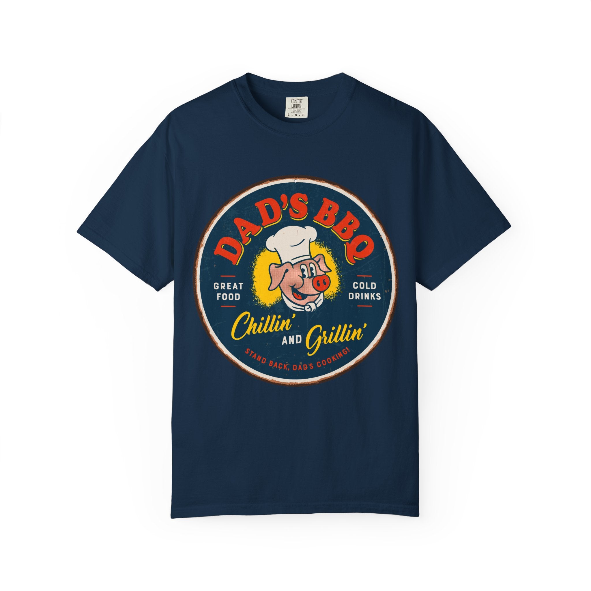 Dad's BBQ T-Shirt - Chill & Grill Design