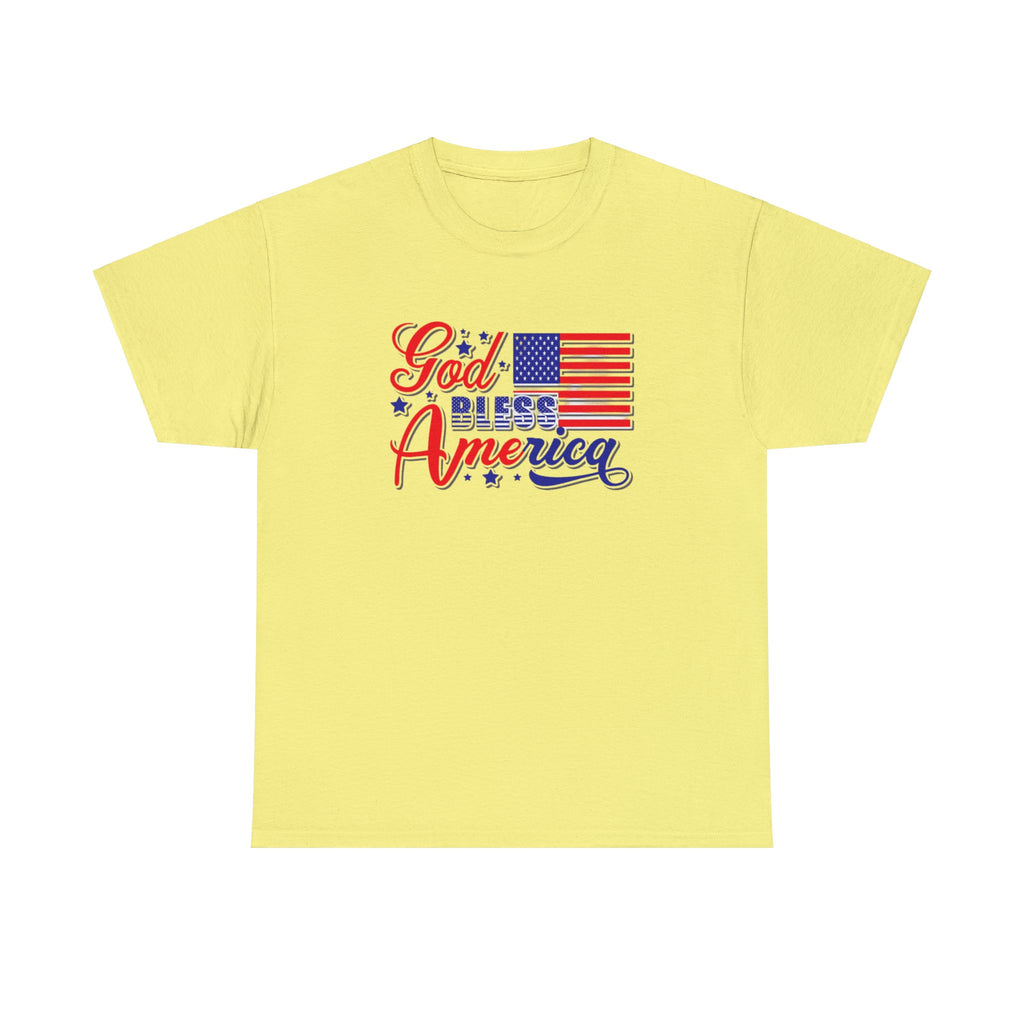 God bless America Heavy Cotton Tee shirt