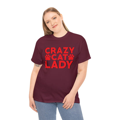 Crazy cat lady— Heavy Cotton Tee