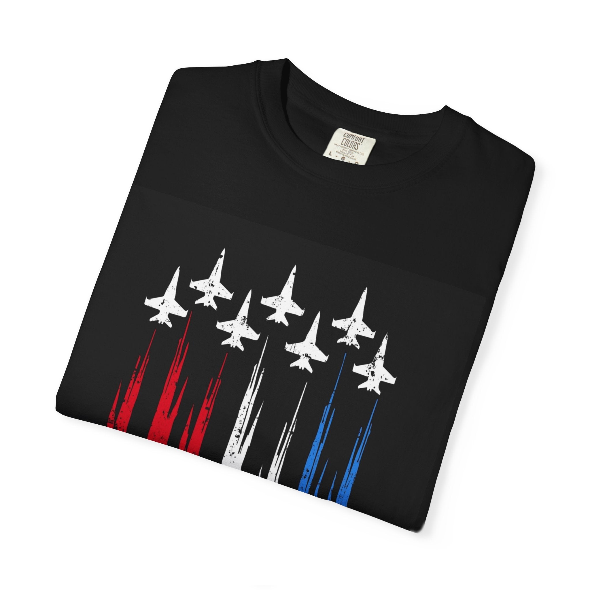 Patriotic Aviation T-Shirt | Unisex Garment-Dyed Tee, Airplane Graphic Tee, Military Pride Shirt, Independence Day Party Wear, [...]