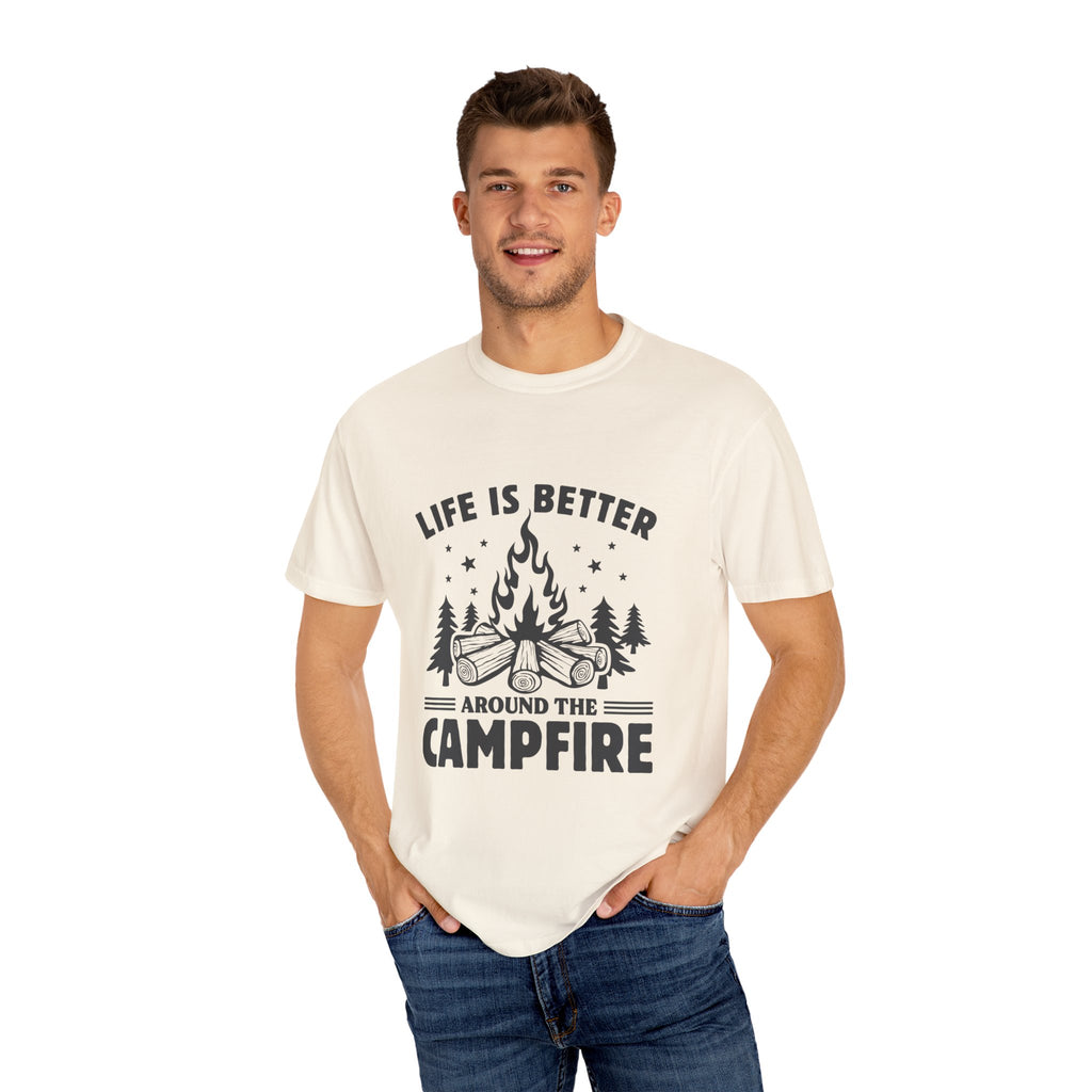 Campfire Vibes Unisex T-Shirt | Outdoor Adventure Tee | Camping Gift | Life is Better Around the Campfire | Casual Summer Shirt, [...]