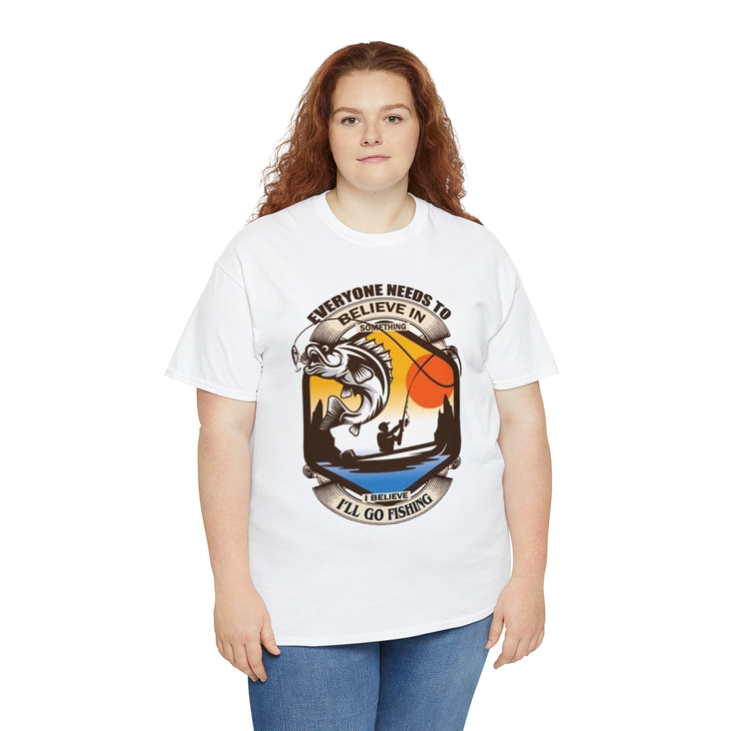 Fishing-Heavy Cotton Tee