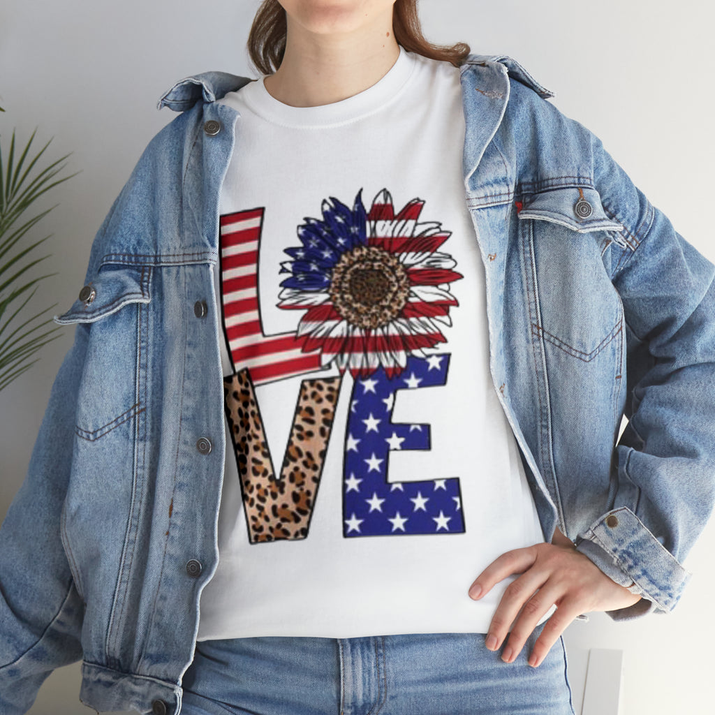 USA love-  Heavy Cotton Tee