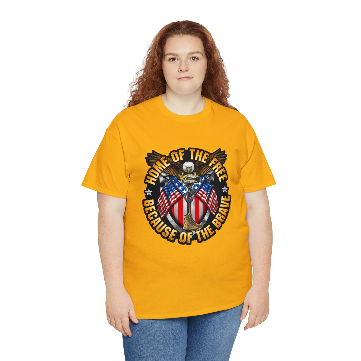 Home of the brave - Unisex Heavy Cotton Tee