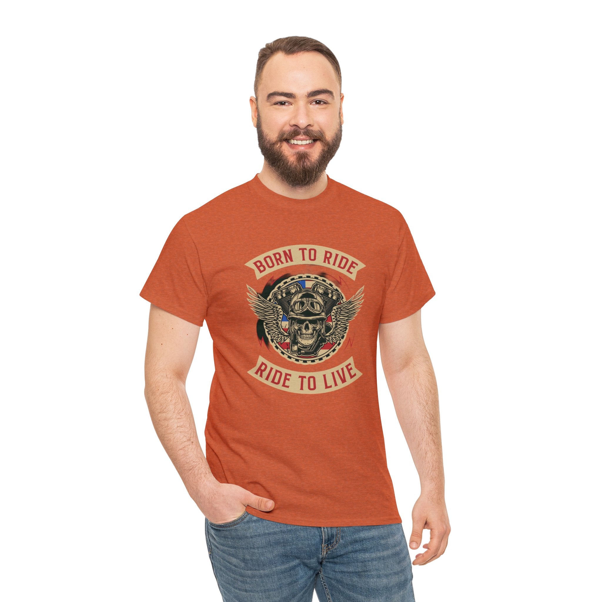 Born to ride—Heavy Cotton Tee