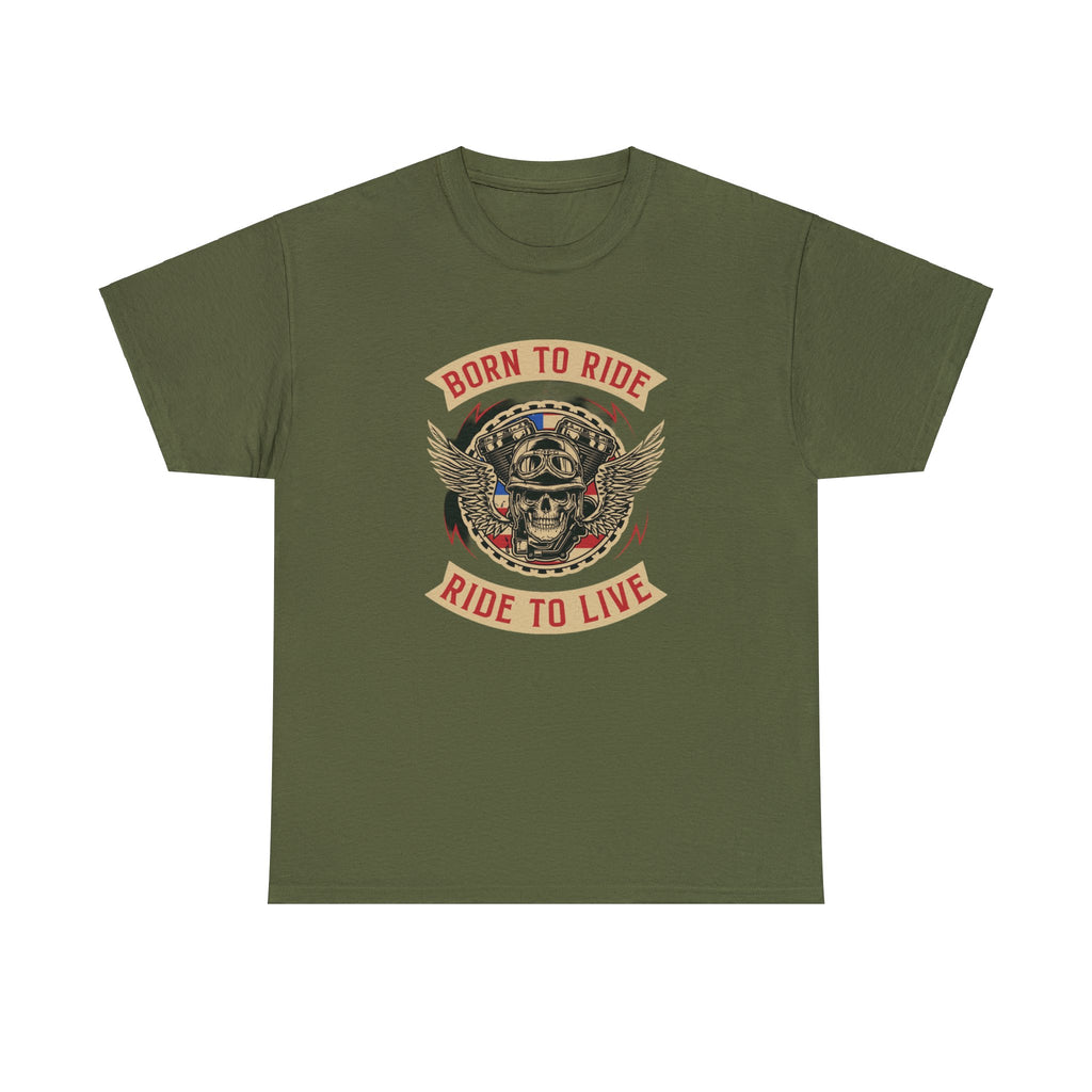 Born to ride—Heavy Cotton Tee