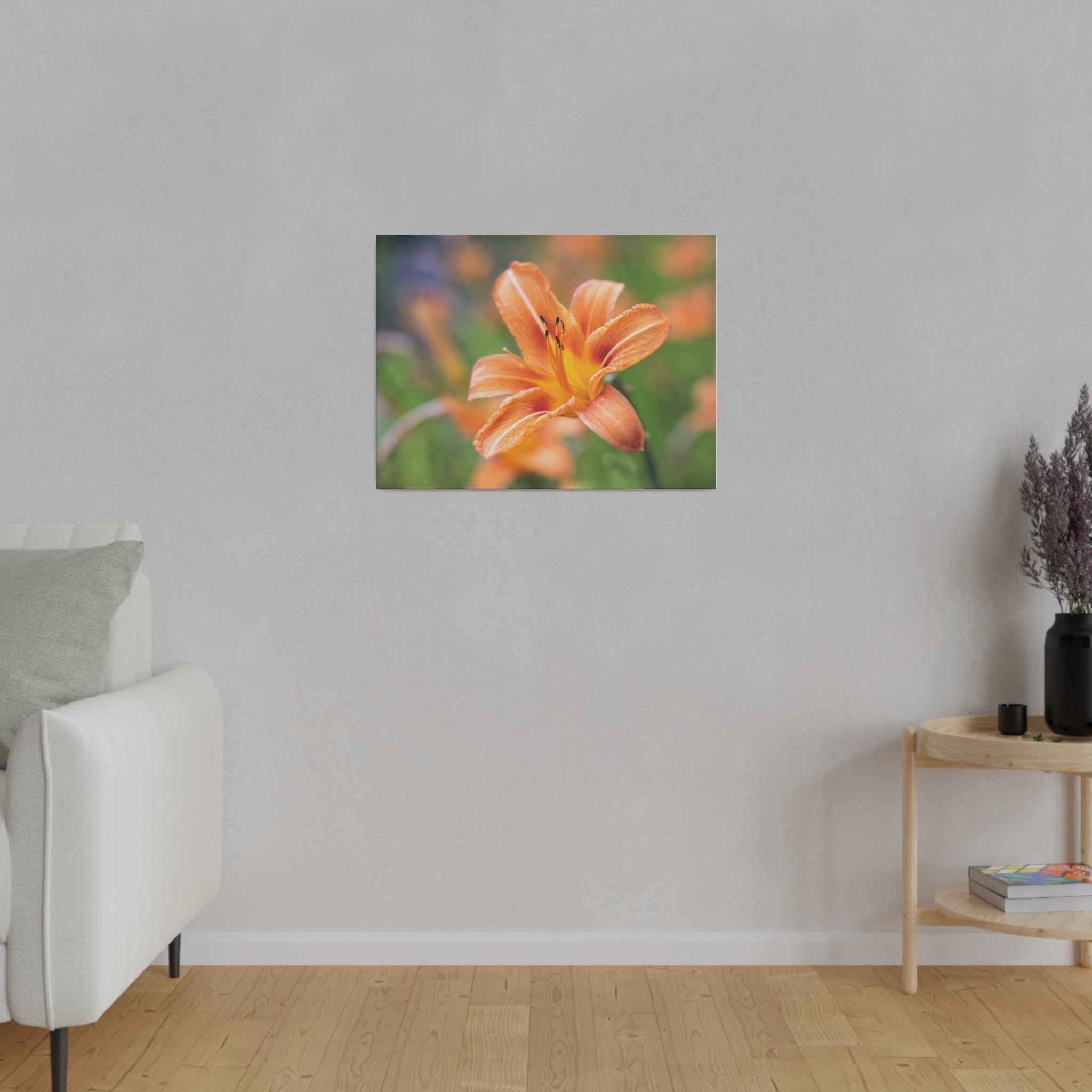 Lilly flower— Matte Canvas, Stretched, 0.75"