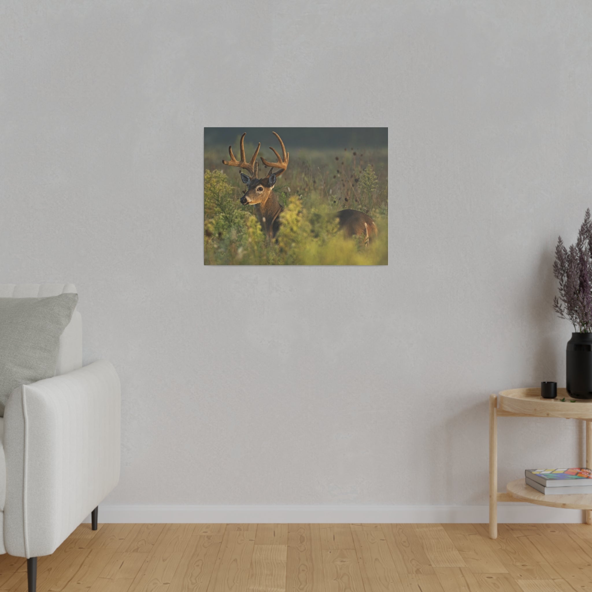 Deer- Matte Canvas, Stretched, 0.75"