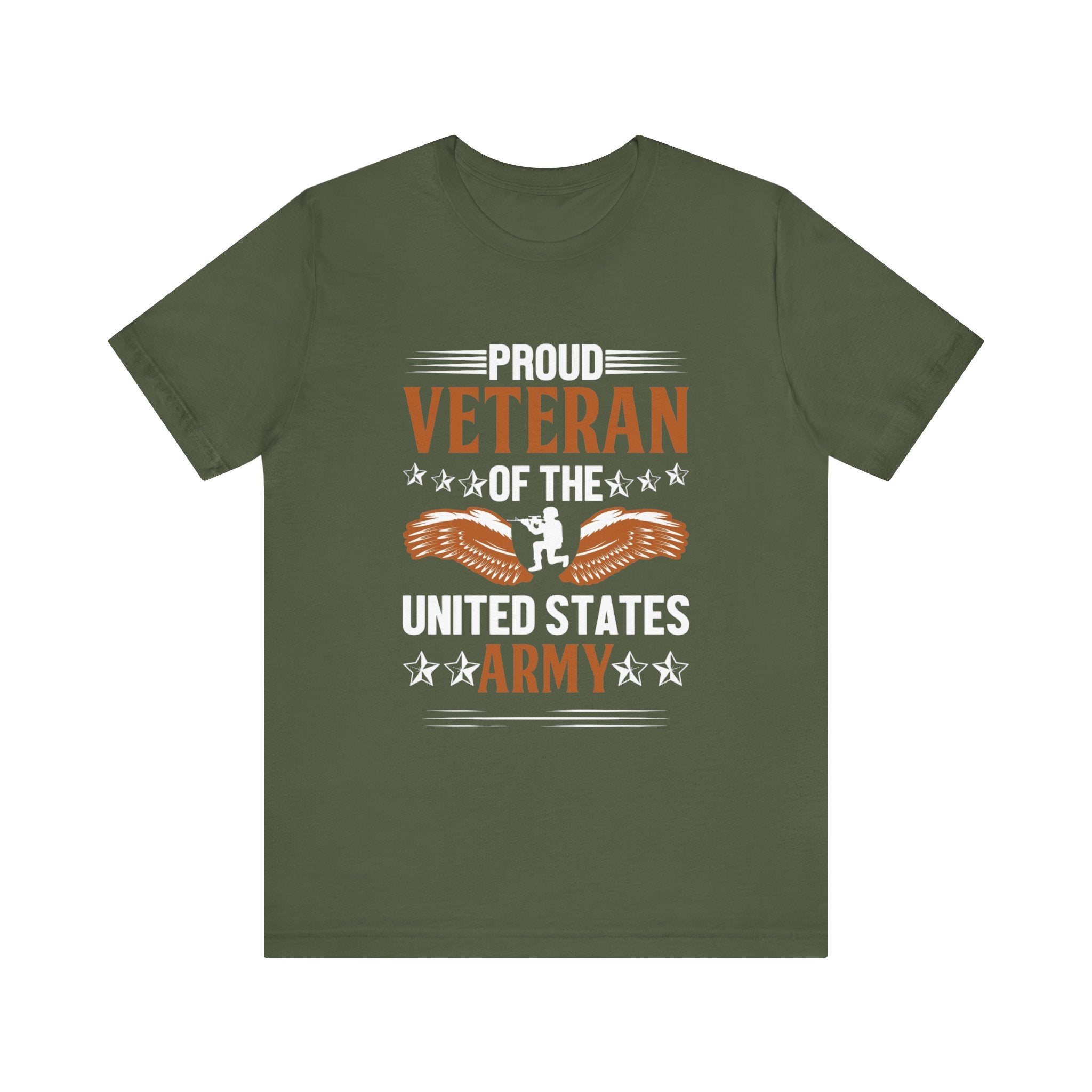 Proud Army Veteran—  Jersey Short Sleeve Tee