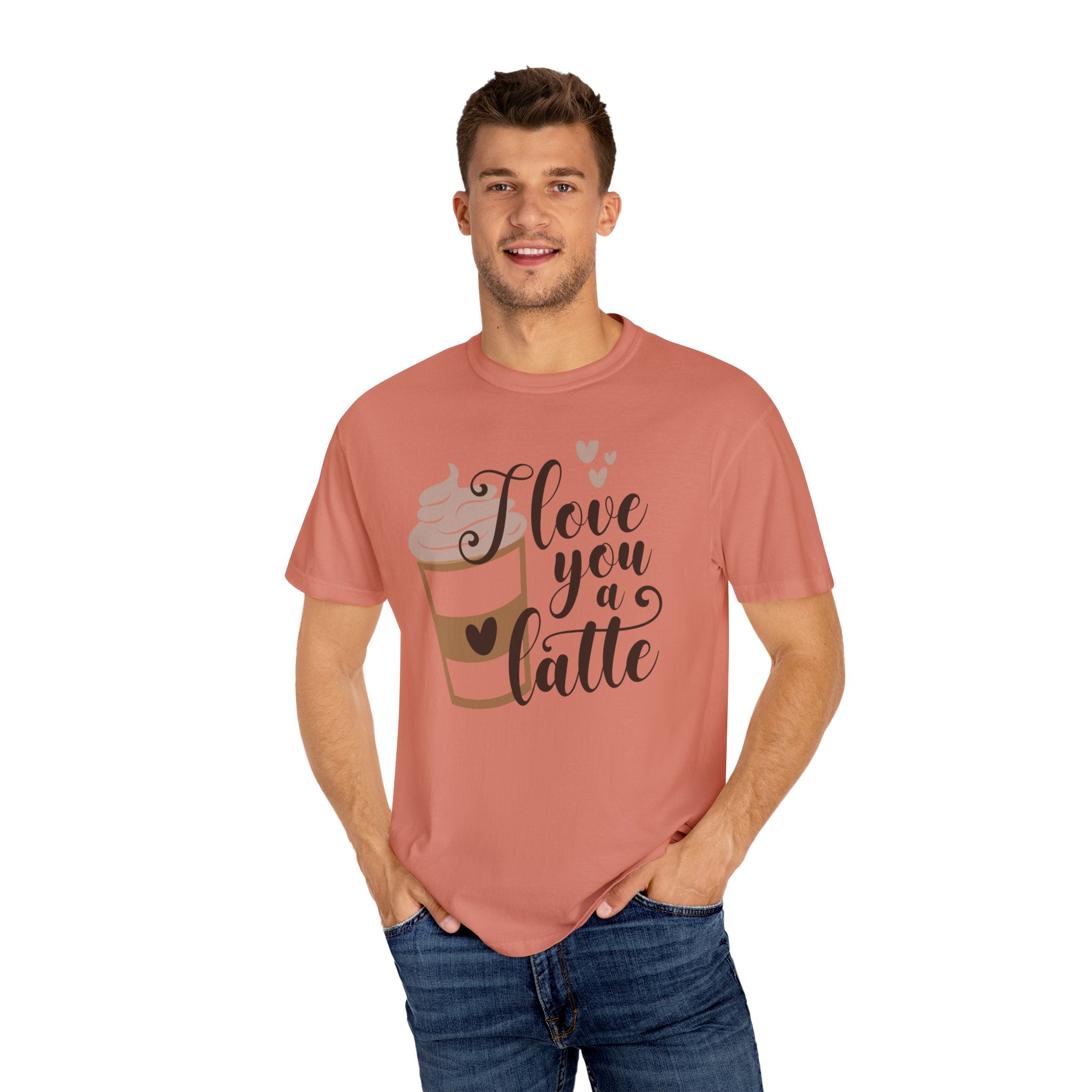 Coffee  Garment-Dyed T-shirt