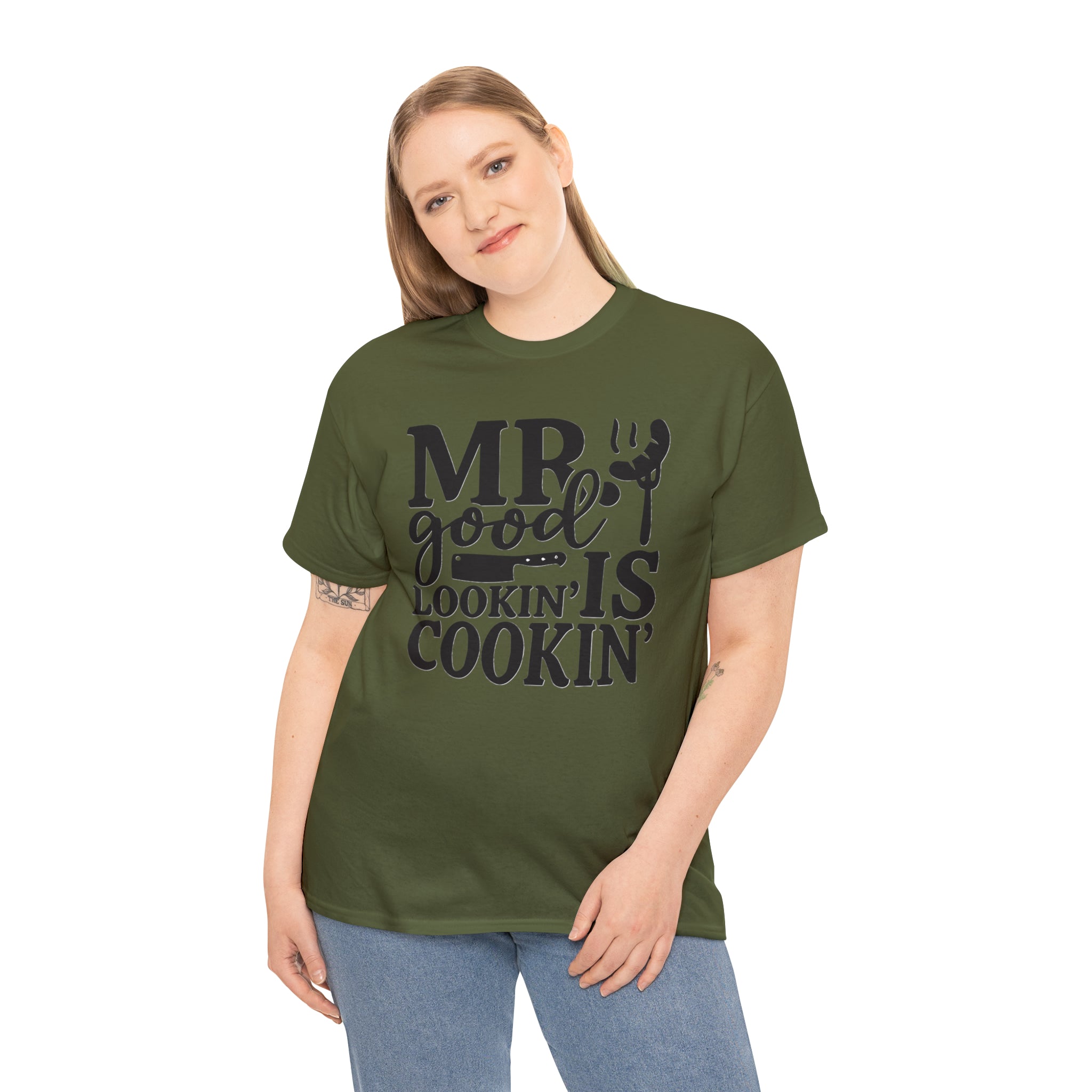 Mr good looking— Heavy Cotton Tee