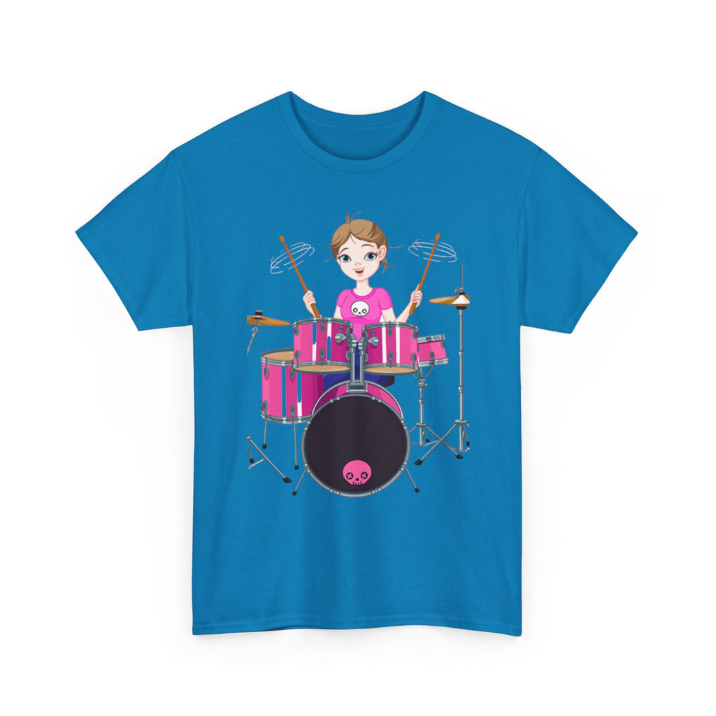 DRUMMER GIRL-  Heavy Cotton Tee