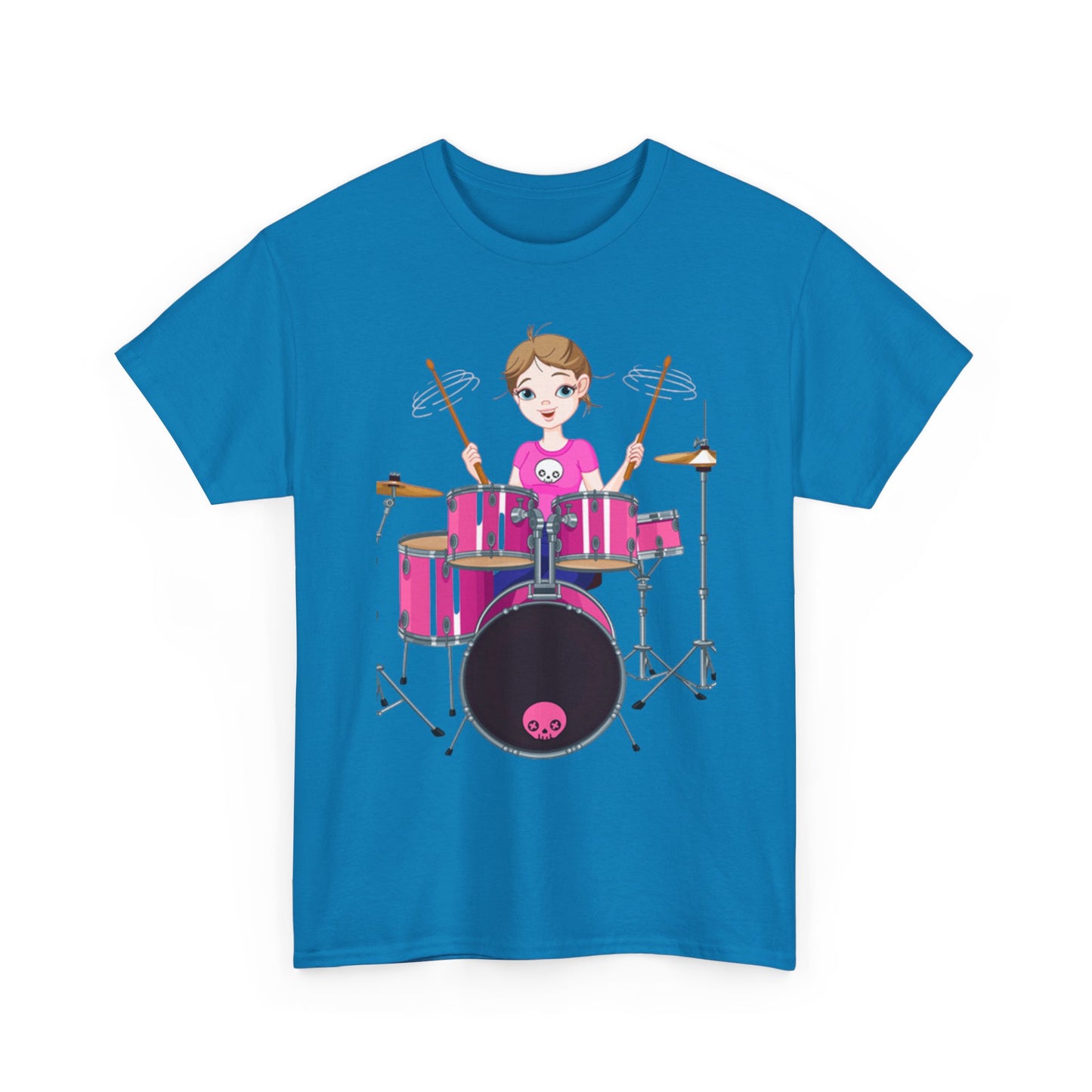 DRUMMER GIRL-  Heavy Cotton Tee