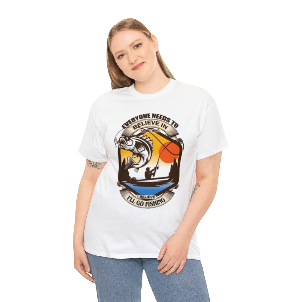 Fishing-Heavy Cotton Tee