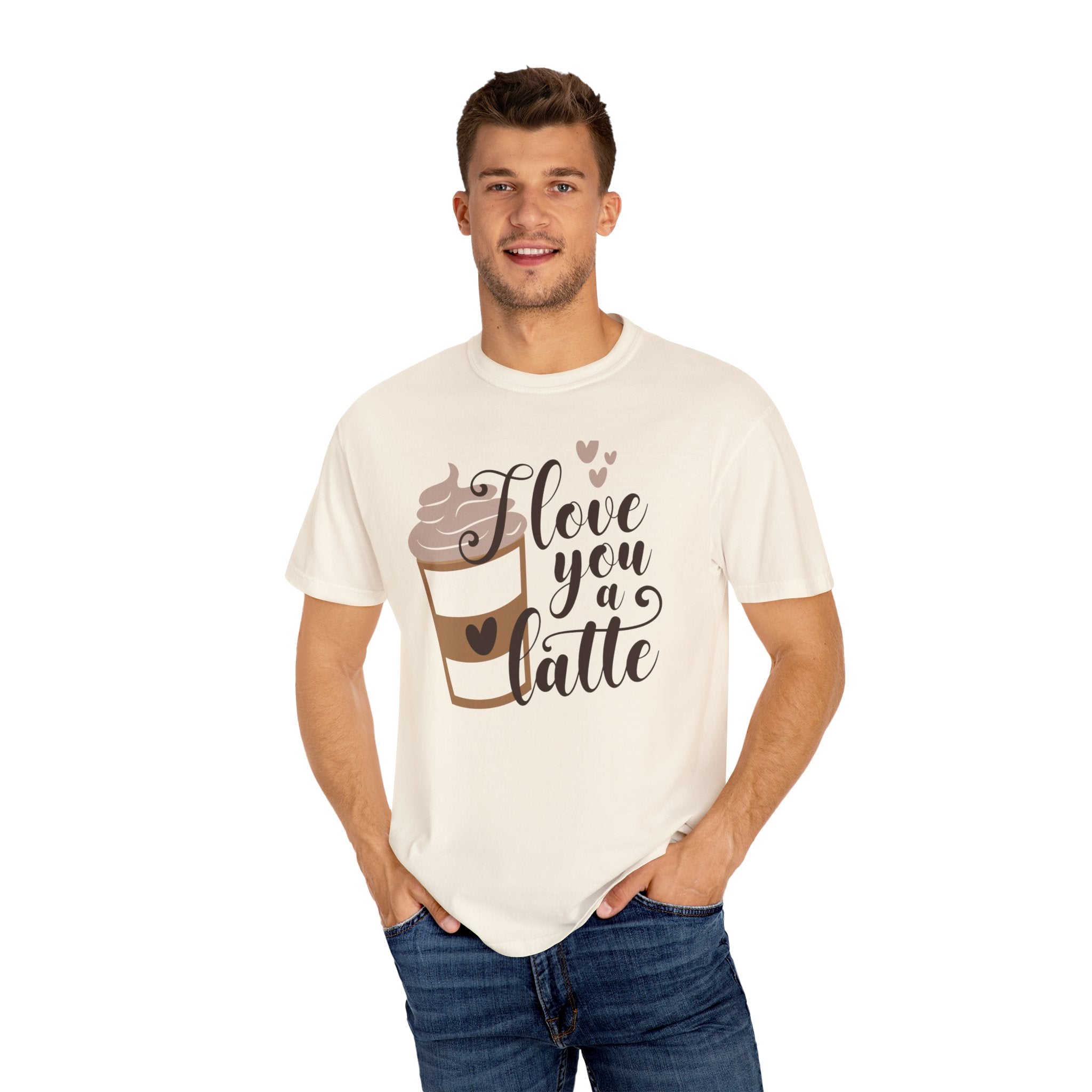Coffee  Garment-Dyed T-shirt
