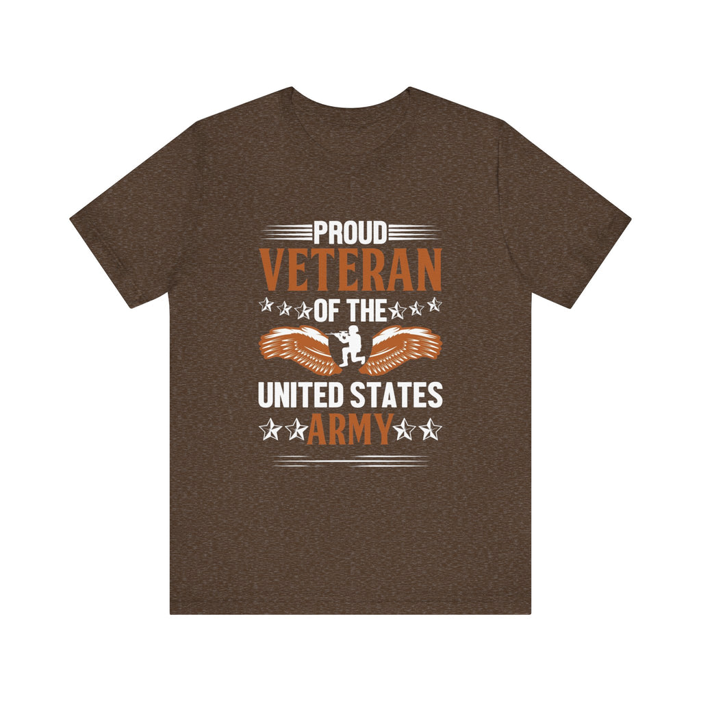 Proud Army Veteran—  Jersey Short Sleeve Tee