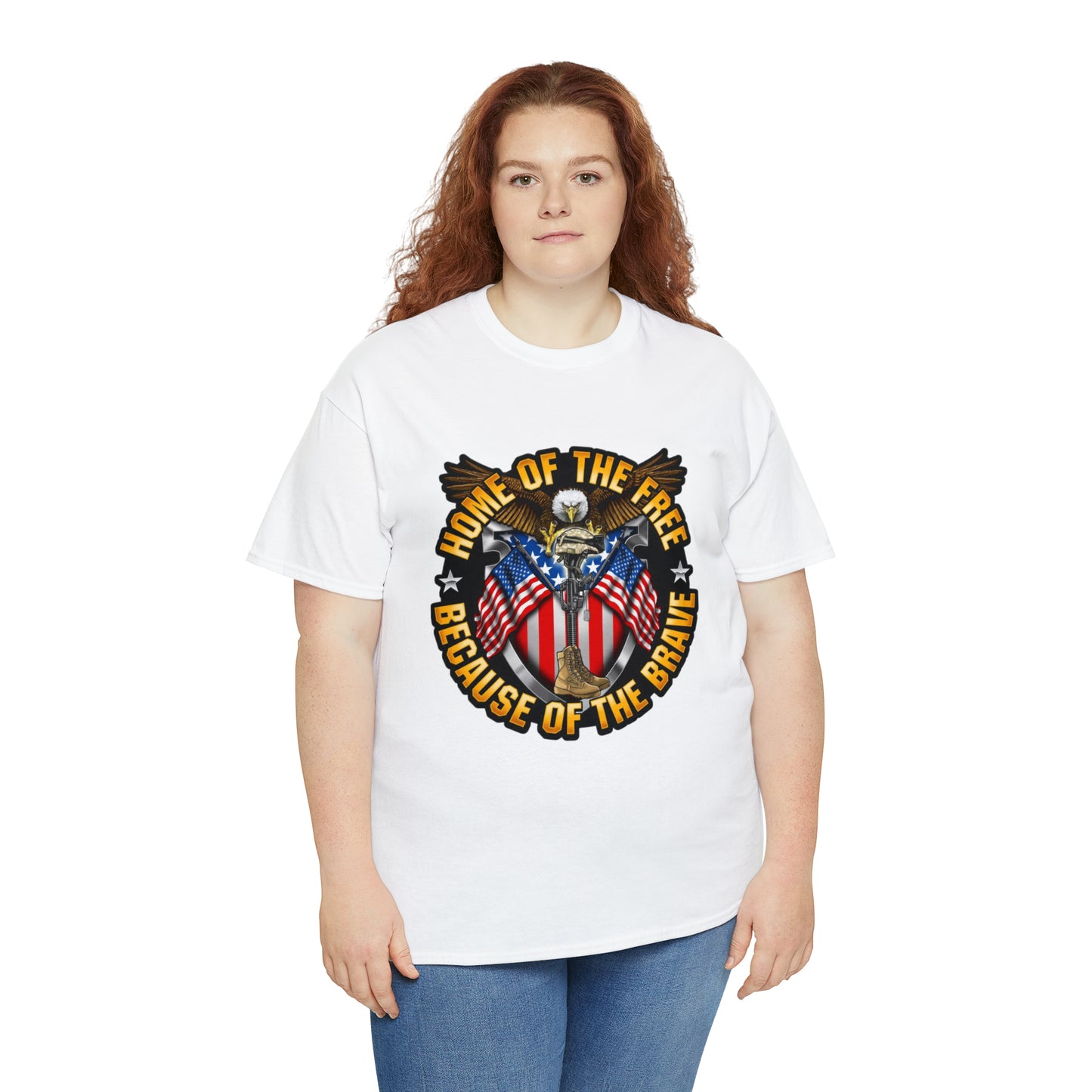 Home of the brave - Unisex Heavy Cotton Tee