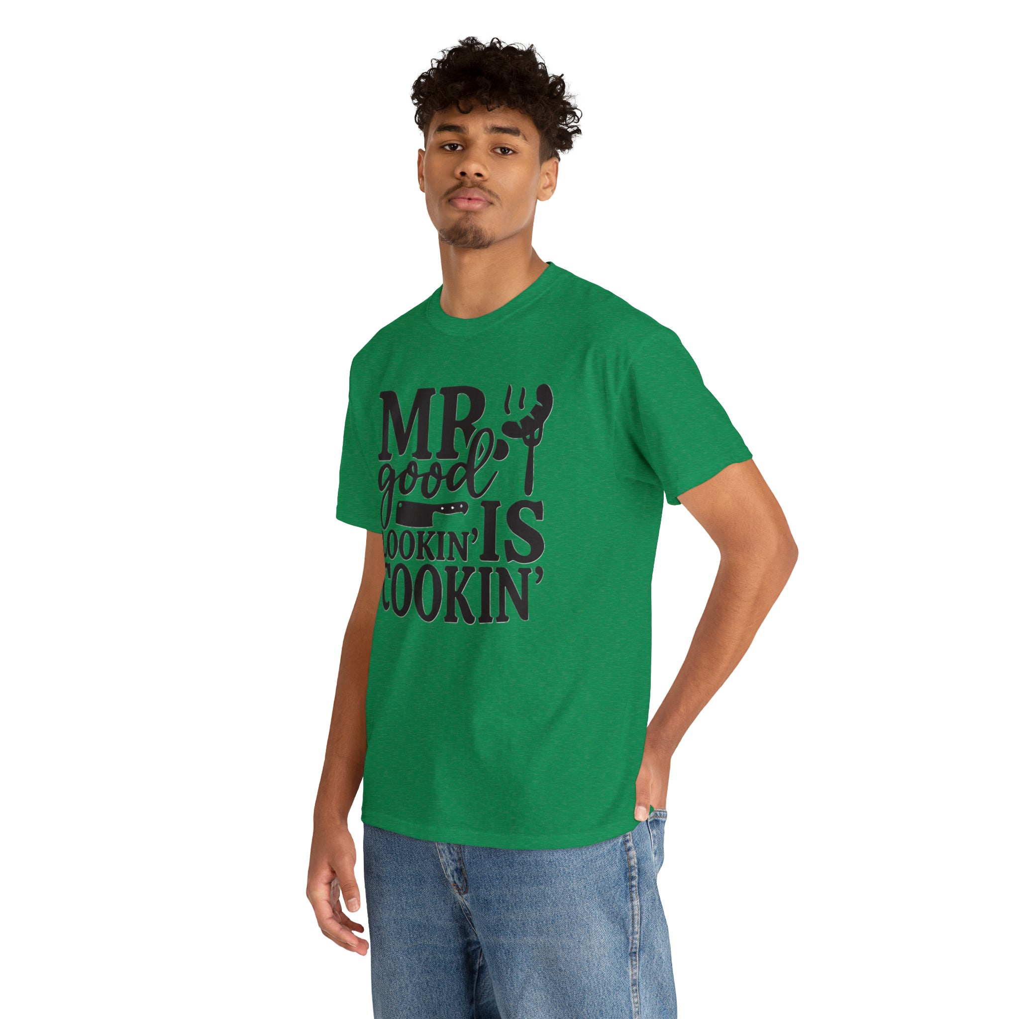 Mr good looking— Heavy Cotton Tee